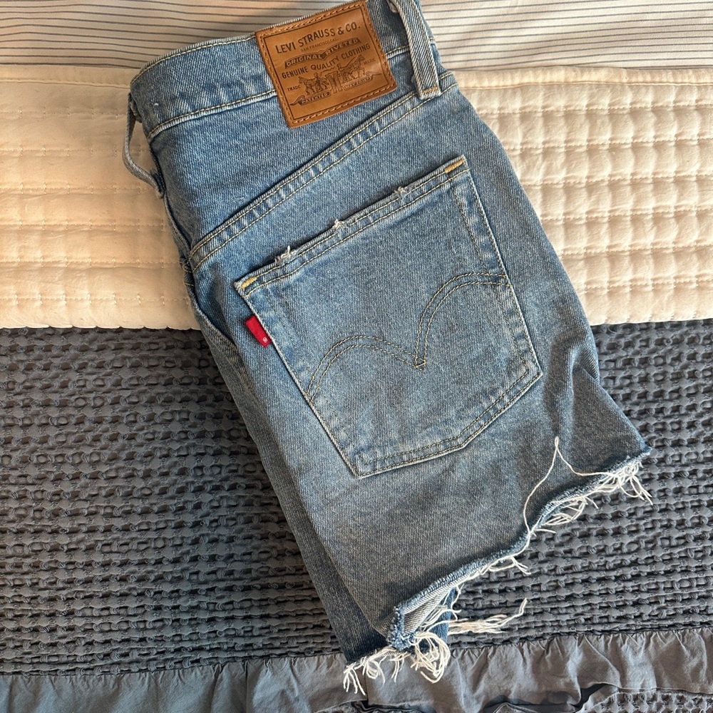 Levi’s Ribcage Denim Shorts
